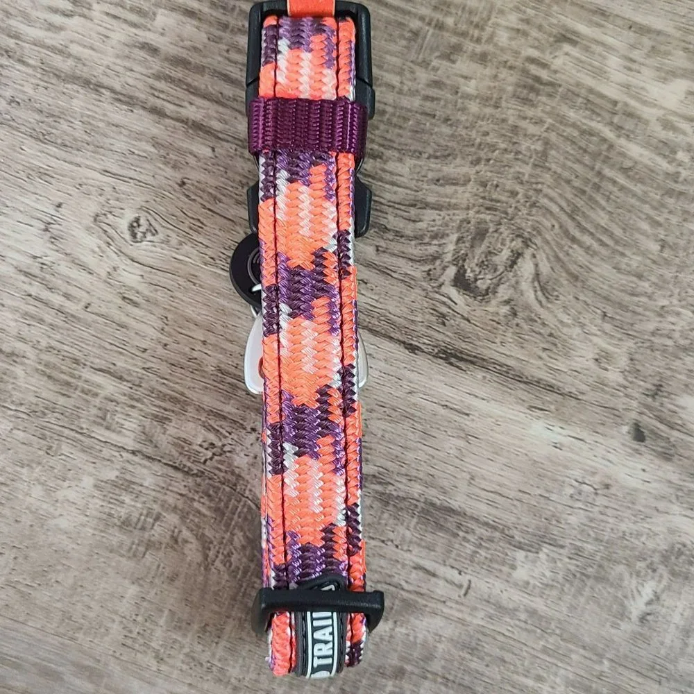 Arcadia Trail Paracord Rope Collar for Dogs - Size Small Neck 12-14